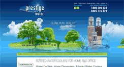 Desktop Screenshot of prestigewater.com.au