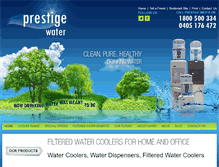 Tablet Screenshot of prestigewater.com.au